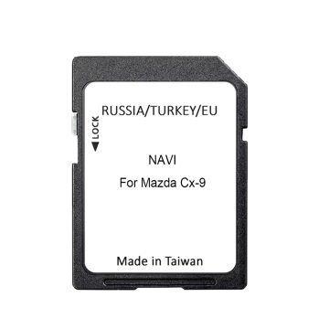 Custom Navigation Car Map SD Card for Mazda CX-5 CX-9 with 8GB/16GB/32GB Memory GPS Navigator for Europe