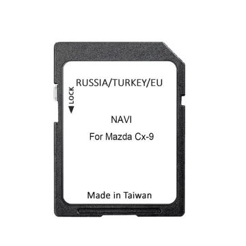 Custom Navigation Car Map SD Card for Mazda CX-5 CX-9 with 8GB/16GB/32GB Memory GPS Navigator for Europe