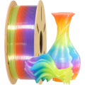 Multicolors Petg 3D Filament Rainbow โปร่งแสงโปร่งแสง