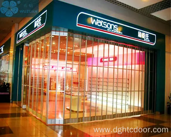 Commercial Aluminium Alloy See Through Strong Folding Door