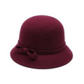 Fashion Red Fedora Hat With Bowtie