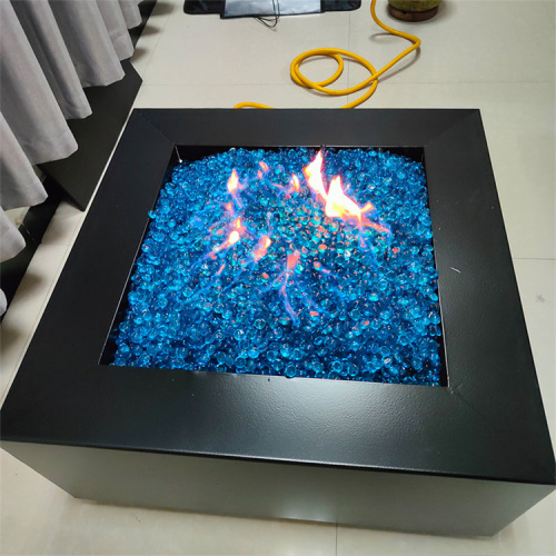 Gas Fire Pit Table Corten Steel Low Smoke Gas Fire Pit Manufactory