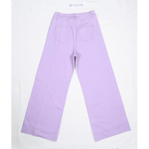 Purple Five Points Denim Shorts Casual