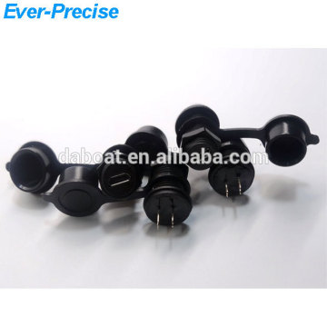 M12-1.0mm Micro USB Impermeável conector à prova d'água