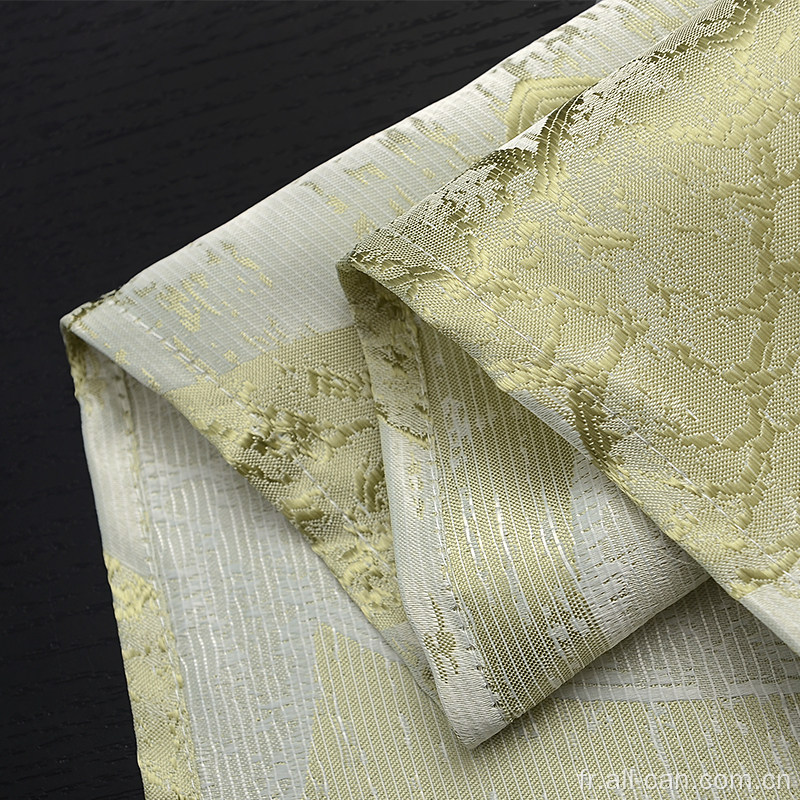 Tissu de rideau jacquard