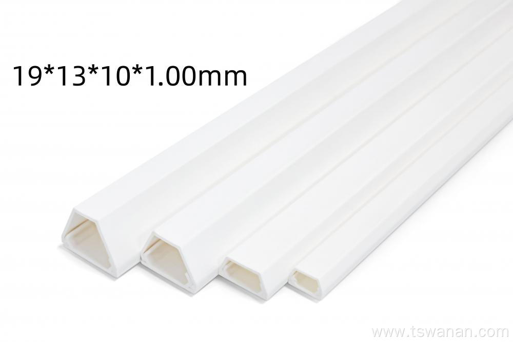 19*13*10*1.00mm Trapezoidal PVC Cable Trunking