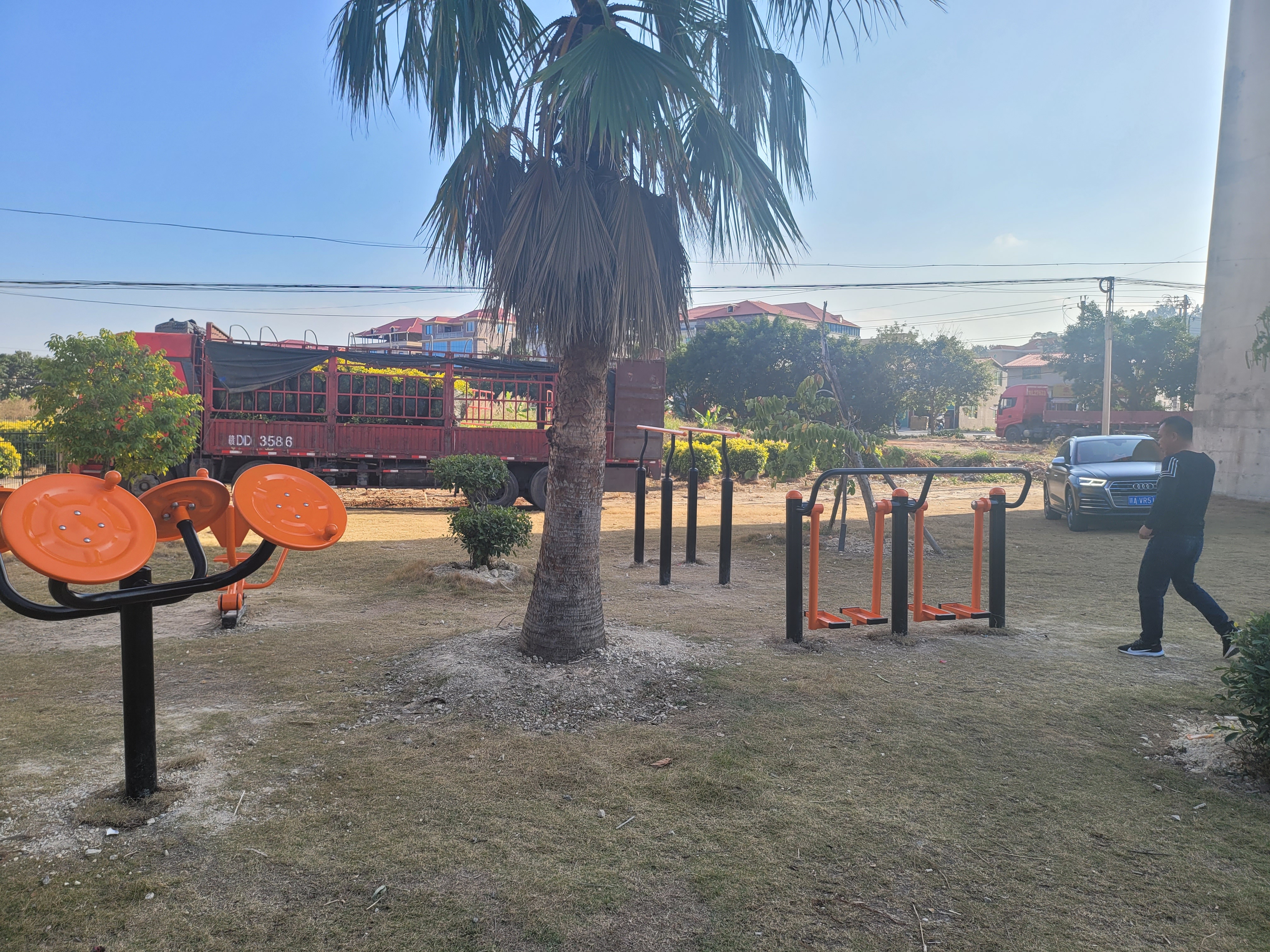 Double Parallel Bar Fitness Equipment