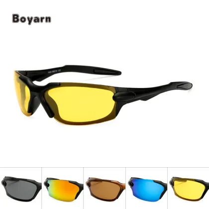 Boyarn Custom Outdoor Windproof Bike Cycling Sun Glasses - Polarized Sports Sunglasses