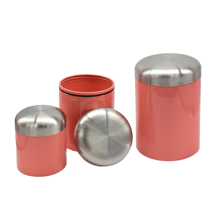 orange food canister set