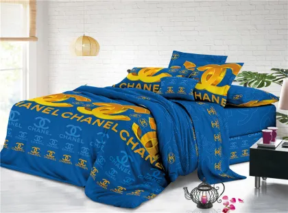 Home Polyester Plain Printed Bed Cover Bedding Sheets