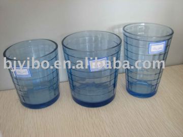 Blue colored Glass tumbler