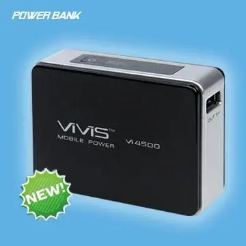 2013 best promotion gift power bank 4500mah with LED digital display