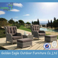 Semua Cuaca Rattan Patio Furniture Leisure Sofa