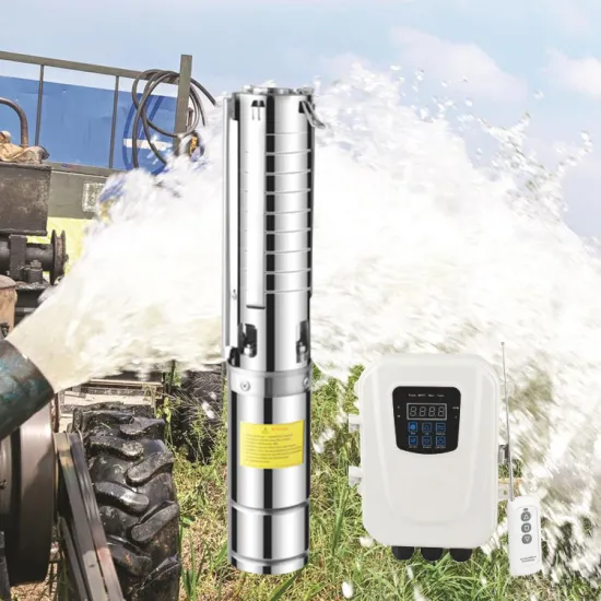 High-Pressure 48V DC 750W Solar Water Pump for 100 Meter Submersible Applications