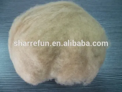 Hot Sale Combed Natural Brown Camel Hair