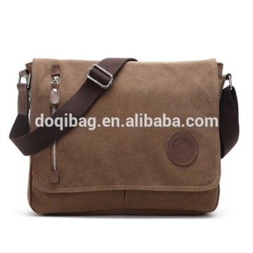 hot sale mens canvas shoulder bags with high quality