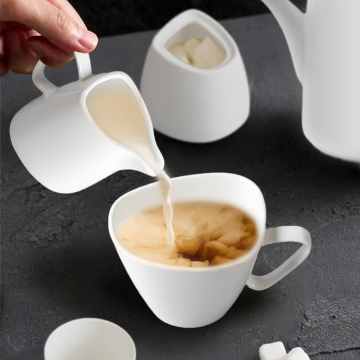 Ceramic Coffee Pot Set - Wholesale Household Espresso Tea Pot with Milk Jug