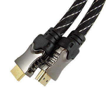 Luxury metal HDMI cable for HDTV, PC, DVD, set top box