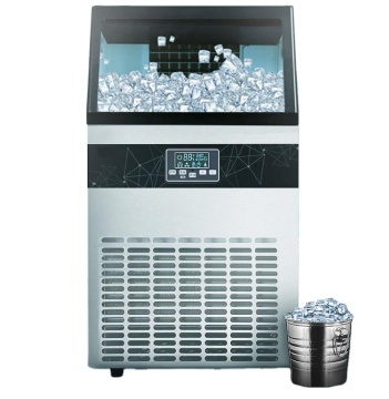 Stainless Steel Ice Maker: Rapidly Producing 50kgs of Cube and Square Ice