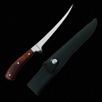 Fishing Knife with Wooden Handle