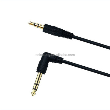 OEM TRS 3.5mm to 6.35mm Nickel Plated Audio Adapter Cable