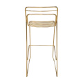Gold wire bar chair480X480X1000MM Modern design coffee chair