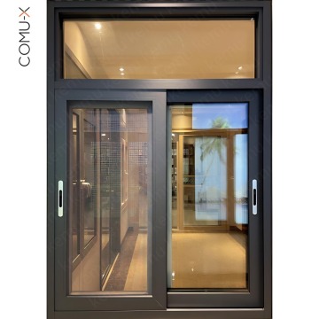 Heat Insulation Energy Efficient Aluminum Sliding Window with Tempered Glass