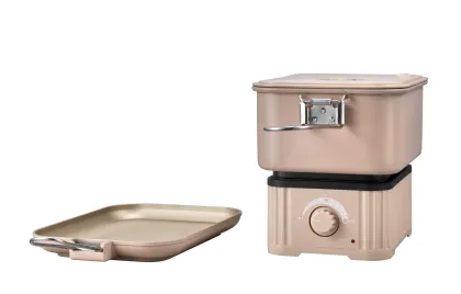 100-240V Portable Electric Travel Cooker for Global Voltage Compatibility