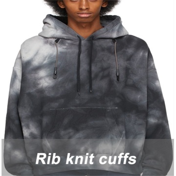 Anpassad slipsfärgad mäns hoodie