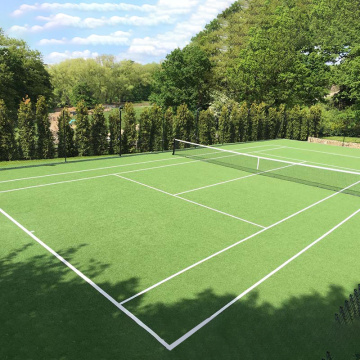 Spill ännert Tennis-Feld Kënschtlech Gras Léisungen