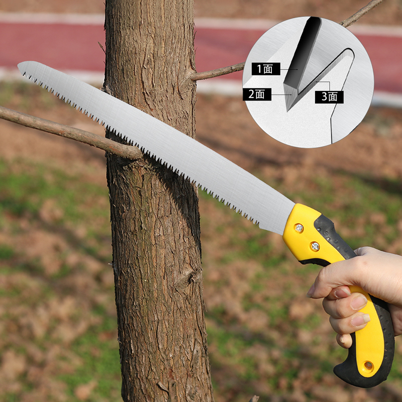Handmade portable carpenter saw logging garden pruning tool outdoor camping garden hand saw with Plastic Handle