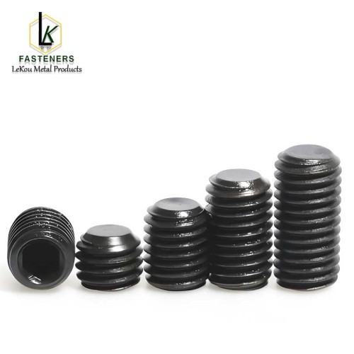 Установачныя шрубы з плоскім наканечнікам і шасціграннікам