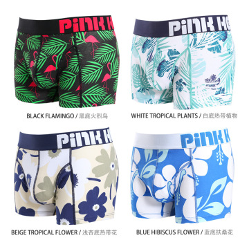 Pinkhero Man Boxer Flamingo Source Elasticity Cotton Cool Printing Modis Men Underwear Blusa Cueca Masculina Boxershort Heren