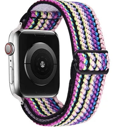 Camouflage Elastic Nylon Watch Bands for Apple Watch