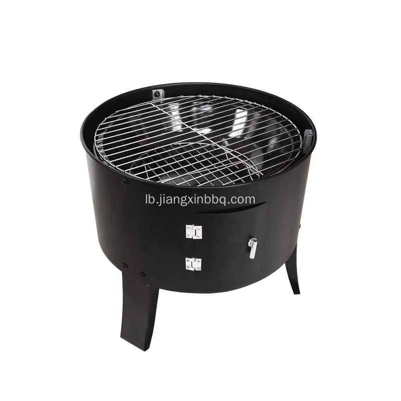 Portable 3 an 1 Charcoal Smoker BBQ Grill