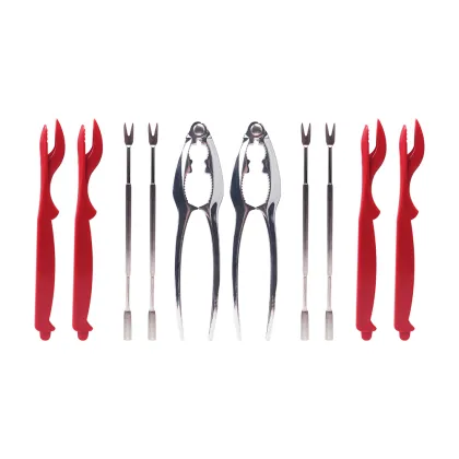 Hot Seller Seafood Tools Oyster Clam Shellfish Opener Kit with PP Handle