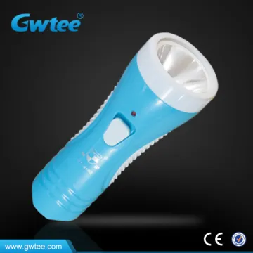 High power bright light Plastic 0.5w LED flashlight