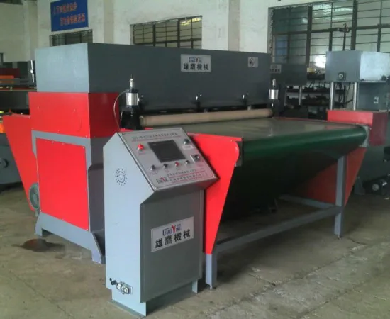 Conveyor feeding hydraulic plane floor cutting machine
