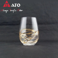 Lead Free Crystal Solid Colored Wine Glass Set