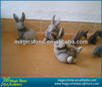 stone hare garden ornaments