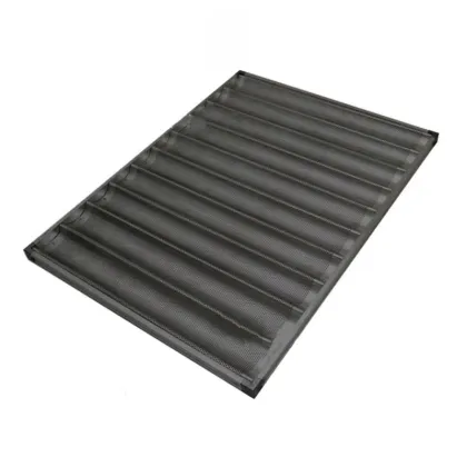 Aluminum Alloy Non-Stick French Bread Pan for Baguette Baking