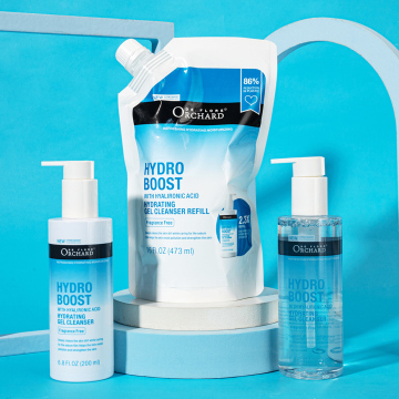 Hot Sell Private Label Hyaluronic Acid Hydrating Face Cleanser Gel Gift Set
