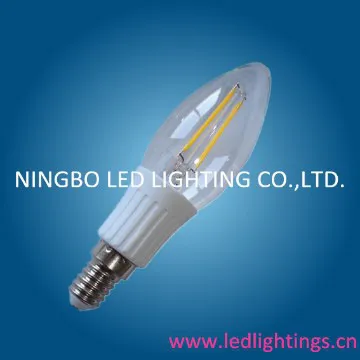 2014 highest lumen, led candle light , 2w led candle bulb Shape