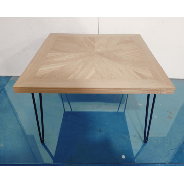 solid wood end tables Old Elm Solid Wooden Table with Metal Frame Factory
