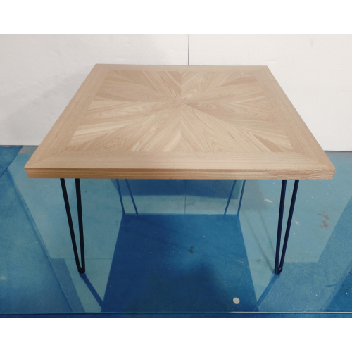 solid wood end tables Old Elm Solid Wooden Table with Metal Frame Factory