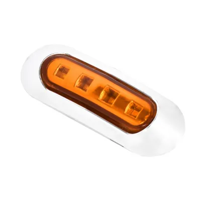 4LED Electroplated Side Truck Compartment Width Light