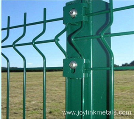 PVC Coated 3D Welded Wire Mesh Fence Panel
