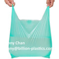 Custom Plastic Reusable Vest Carrier Plastic Shopping Bag