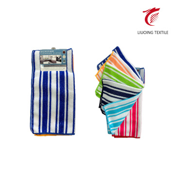 Warp knitted printed towels