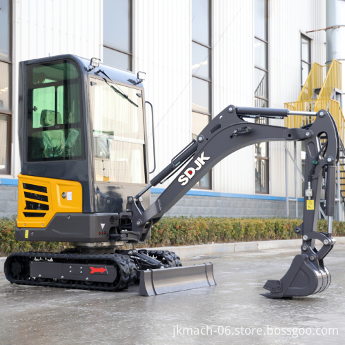 High Efficiency Small Excavator: Free Shipping Micro Mini Machine - 2 Ton Multifunctional Chinese New Bagger Digger